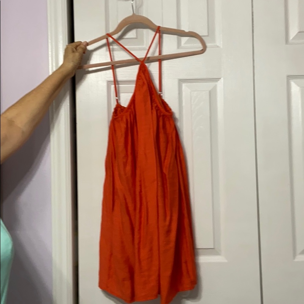 Orange dress